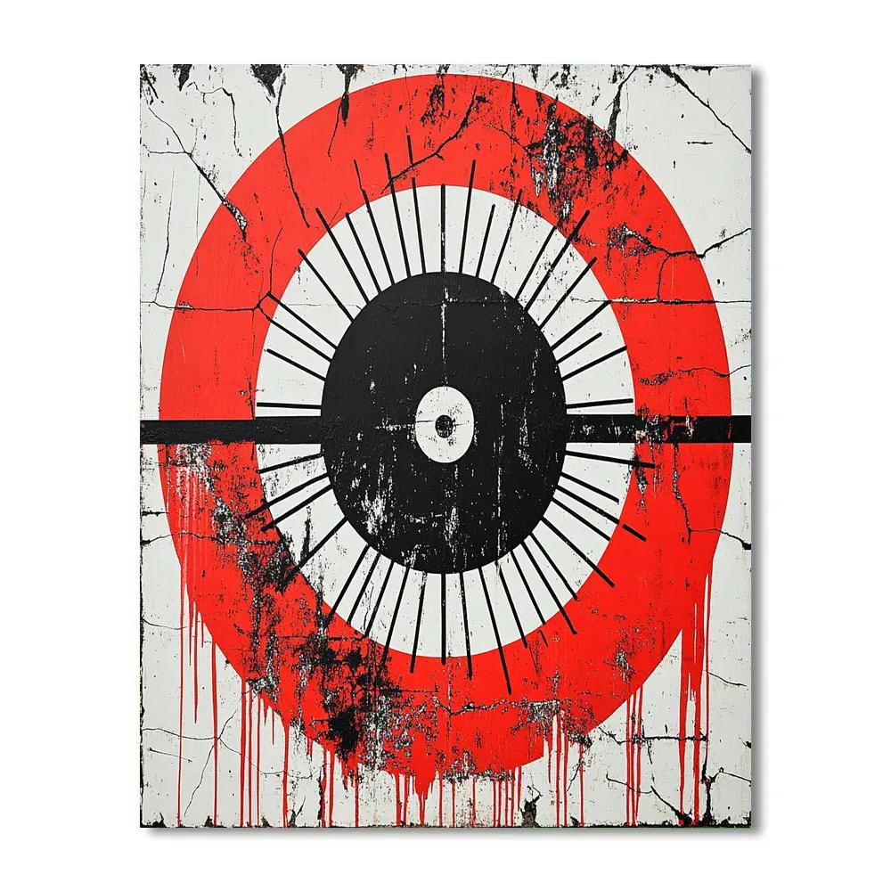 Banksy Inspired Surveillance Rings Paint by numbers kits