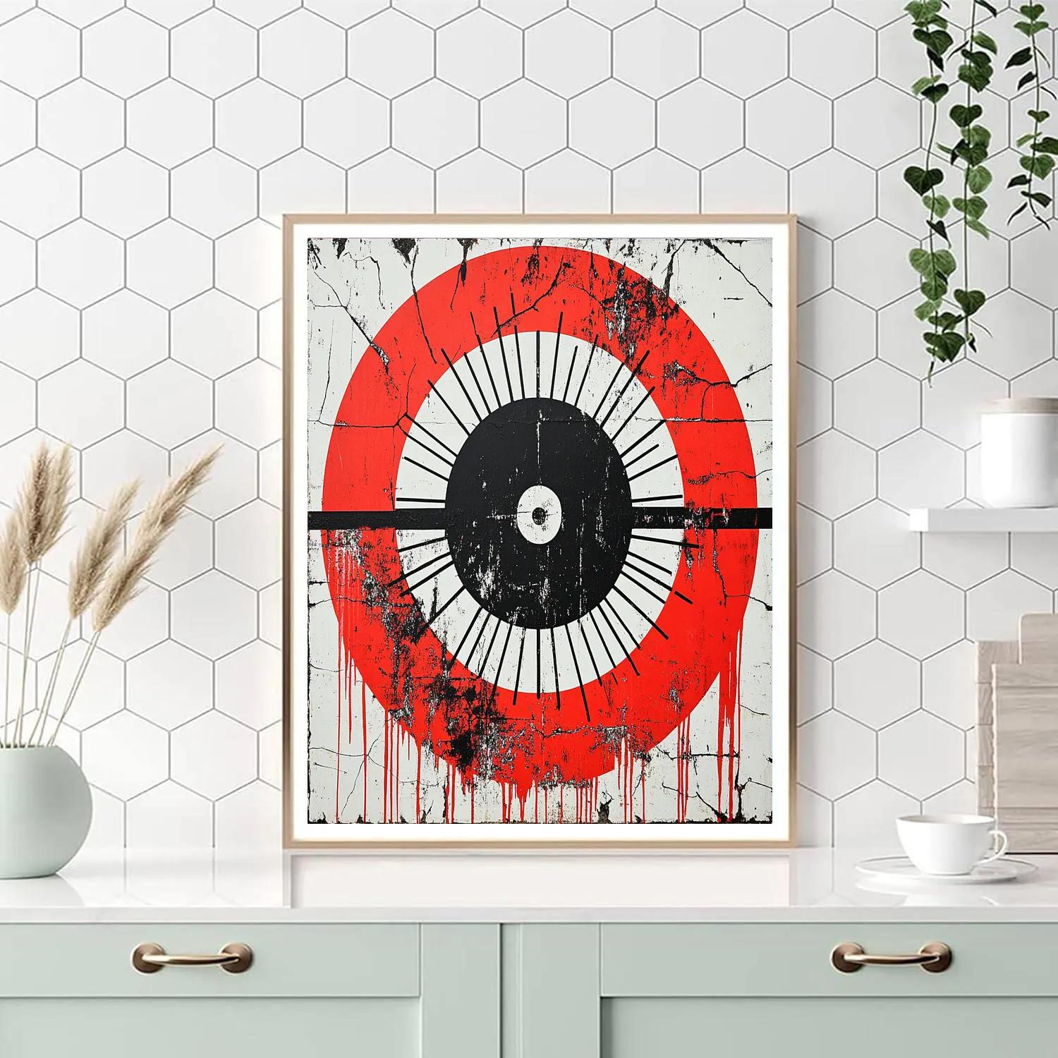 Banksy Inspired Surveillance Rings Paint by numbers kits