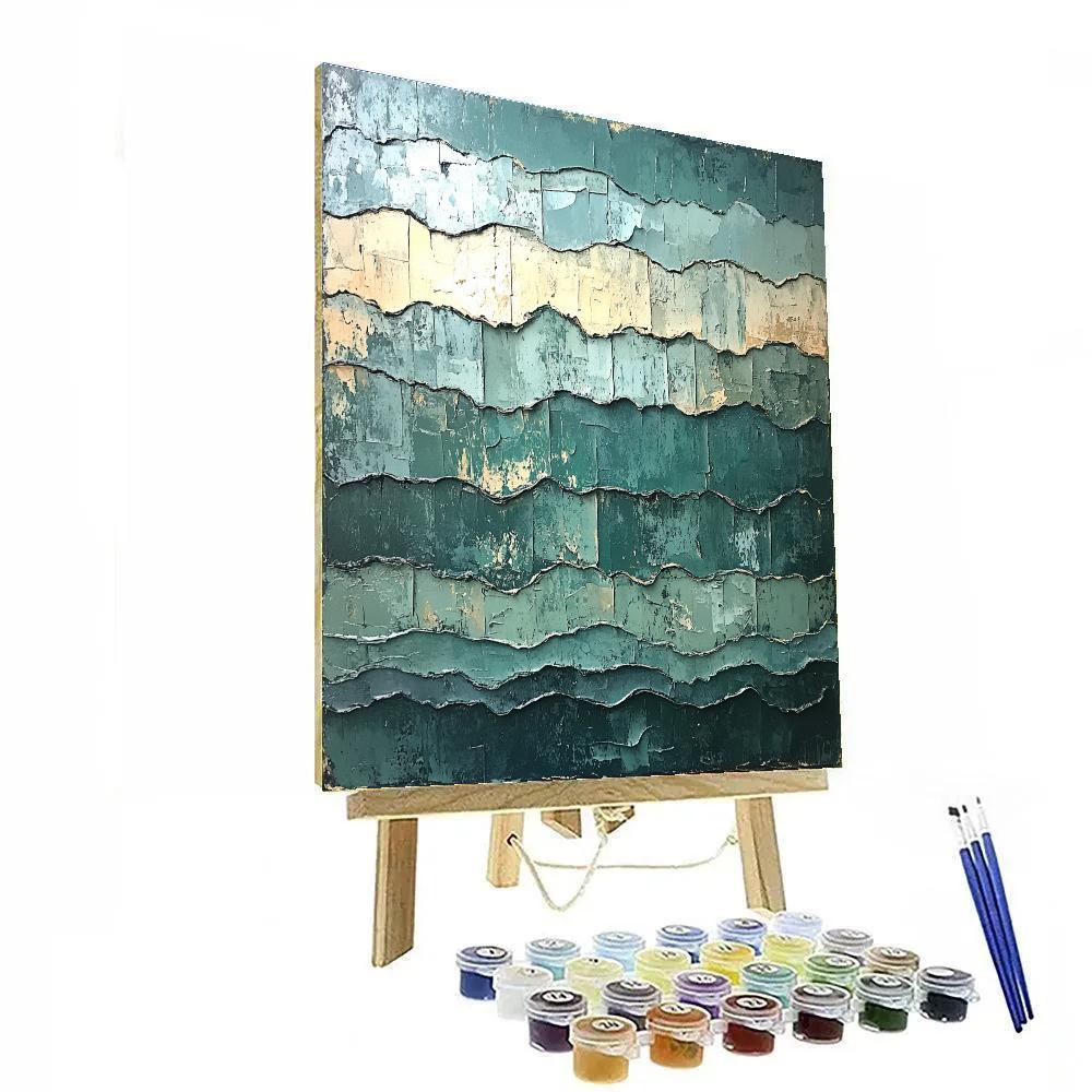 Max Ernst Inspired Ocean Of Fragmented Echoes Painting by numbers kit