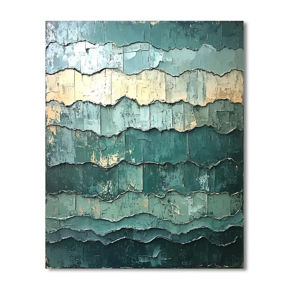 Max Ernst Inspired Ocean Of Fragmented Echoes Painting by numbers kit