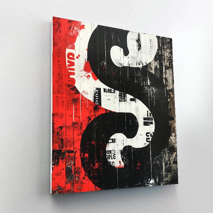Banksy Inspired Consumer Ghost painting number kit