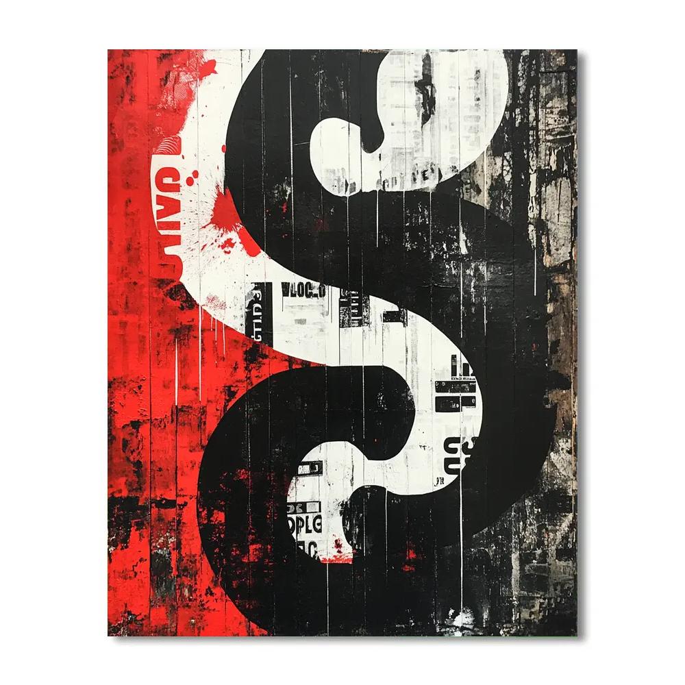 Banksy Inspired Consumer Ghost painting number kit