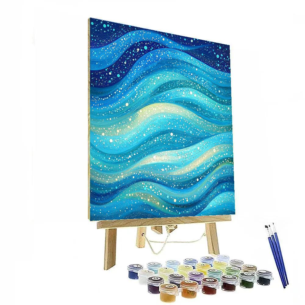 Georges Seurat Inspired Luminous Tide Painting by numbers kit