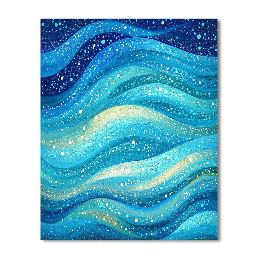 Georges Seurat Inspired Luminous Tide Painting by numbers kit