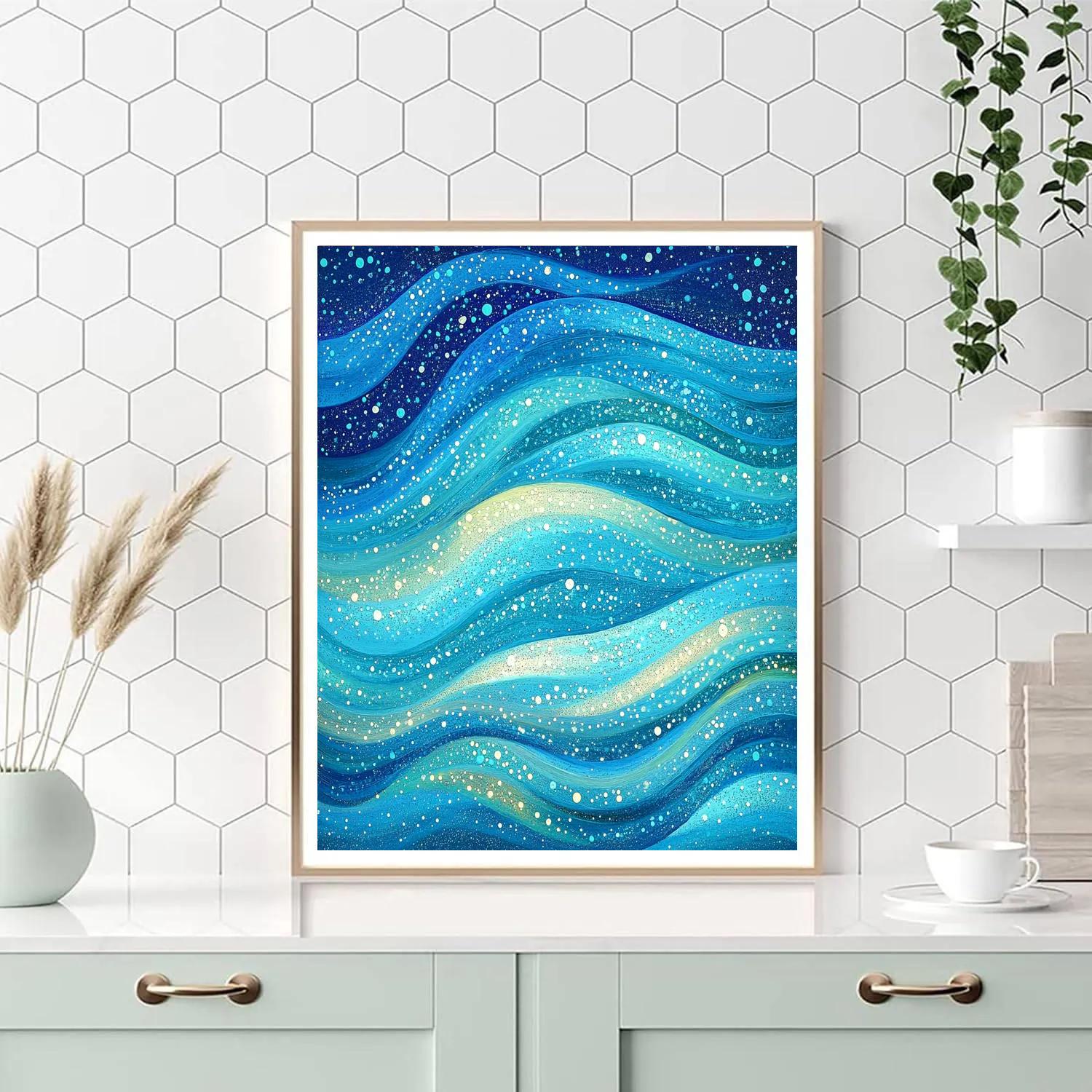Georges Seurat Inspired Luminous Tide Painting by numbers kit