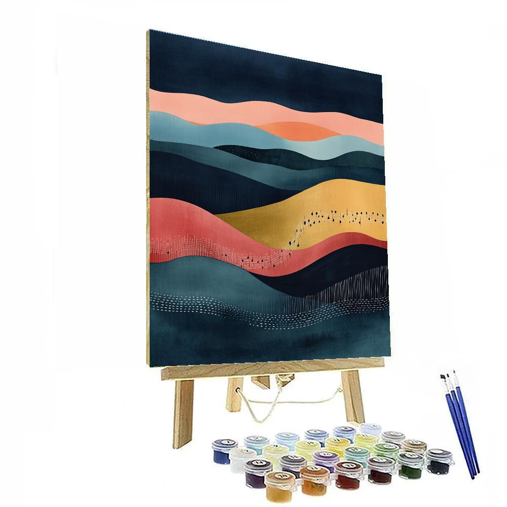 Paul Klee Inspired Evening Sonata Numbered painting kits