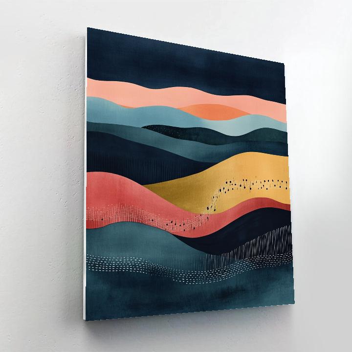 Paul Klee Inspired Evening Sonata Numbered painting kits