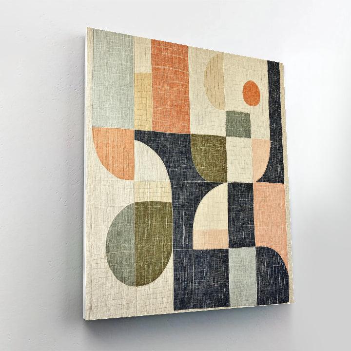 Paul Klee Inspired Lunar Tapestry Number painting