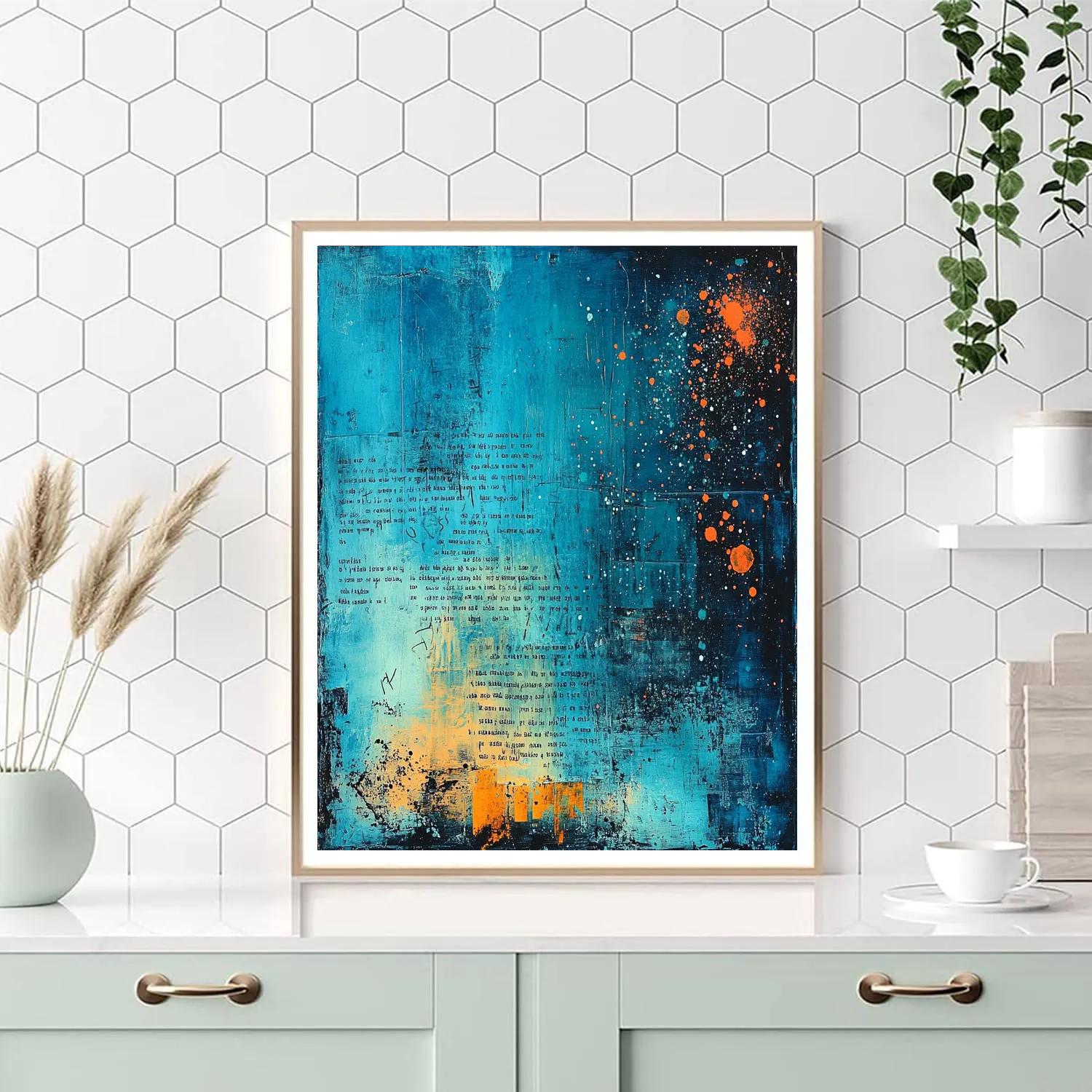 Jean-Michel Basquiat Inspired Cosmic Textures Paint by numbers art