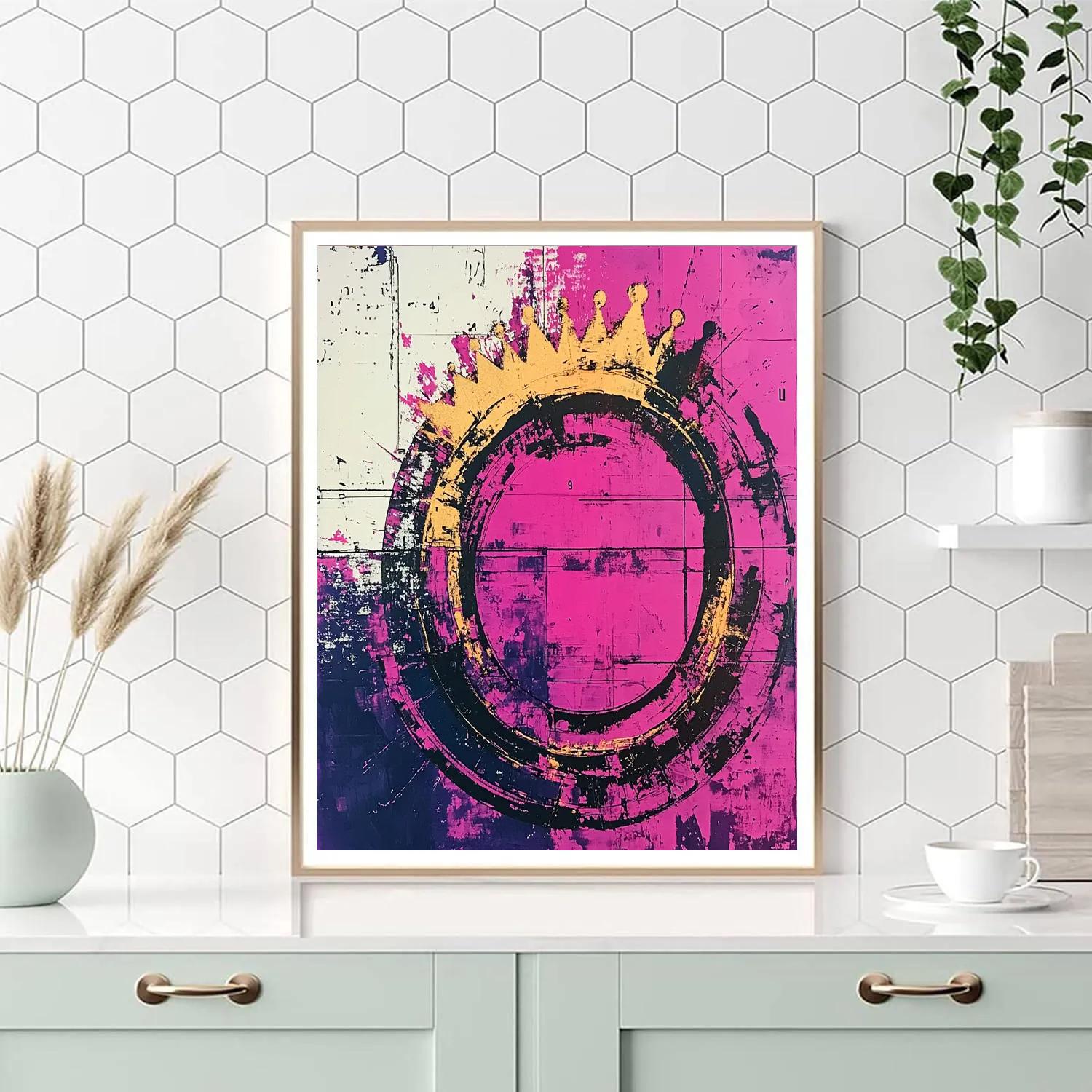 Jean-Michel Basquiat Inspired Fragmented Orbit DIY paint by numbers