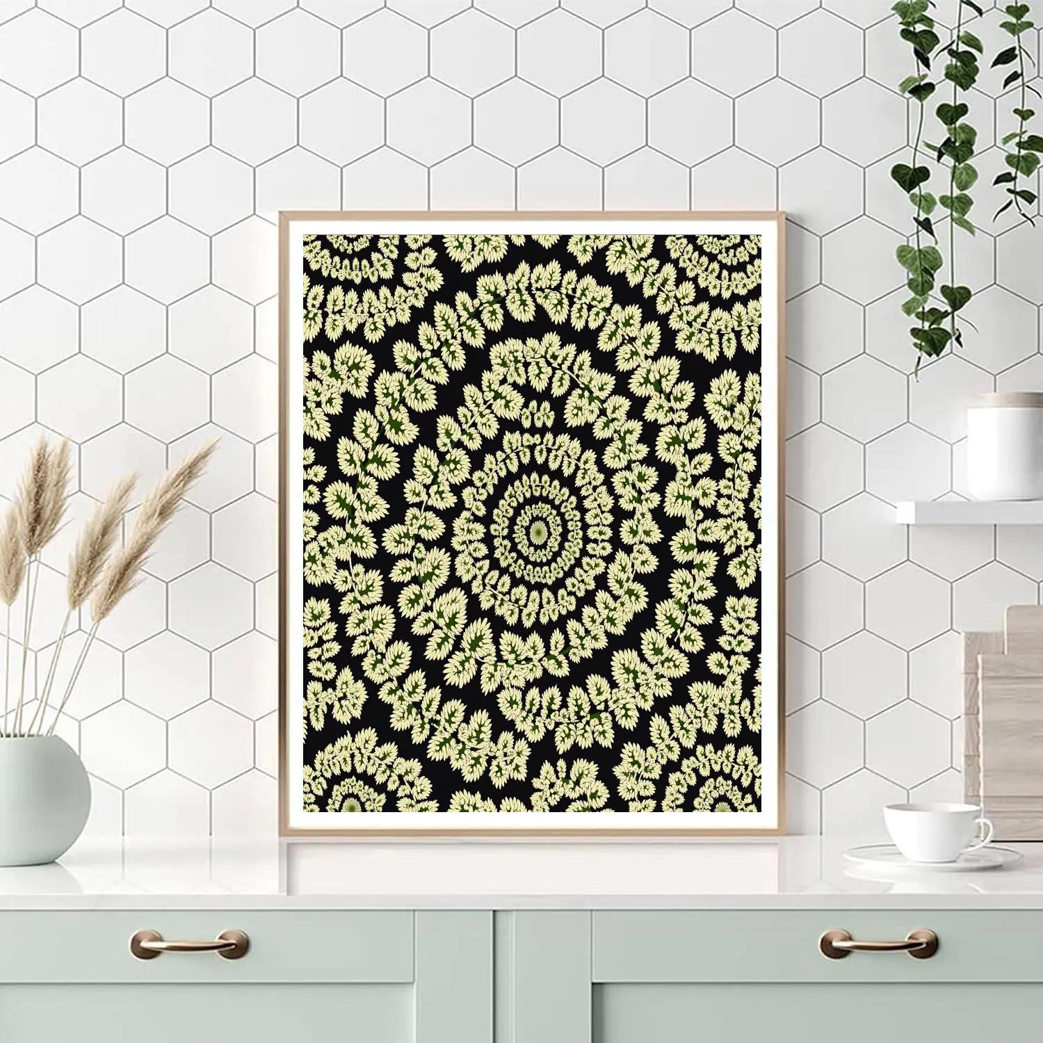 M.C. Escher Inspired Paradoxical Garden Of Fractals DIY paint by numbers