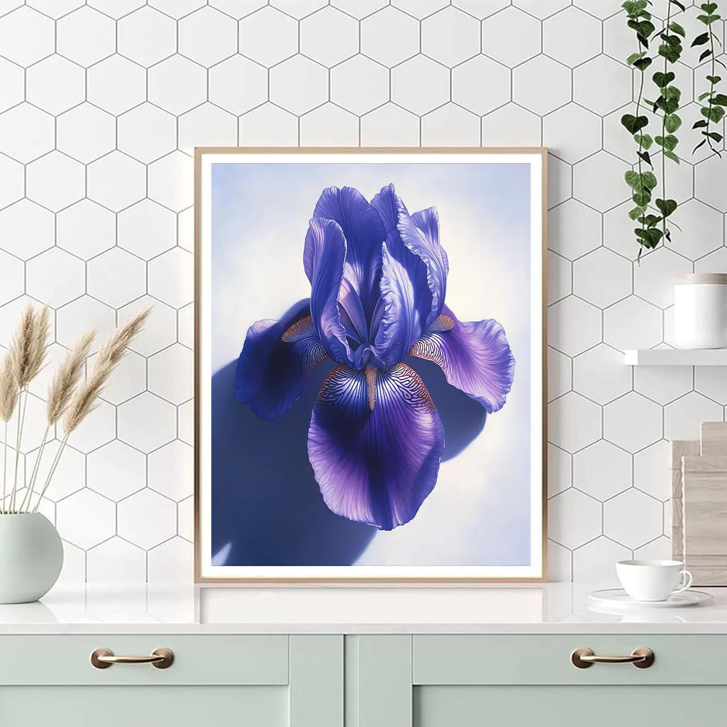 Caravaggio Inspired Celestial Iris painting number kit