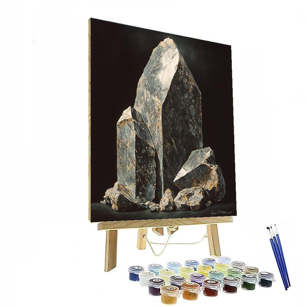 Caravaggio Inspired Thunderstorm Granite Paint by numbers kits