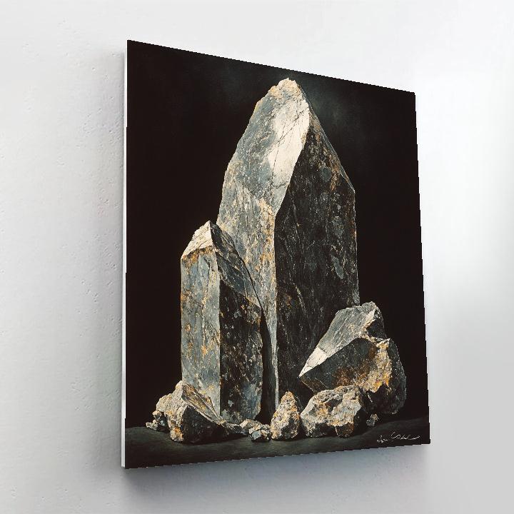 Caravaggio Inspired Thunderstorm Granite Paint by numbers kits