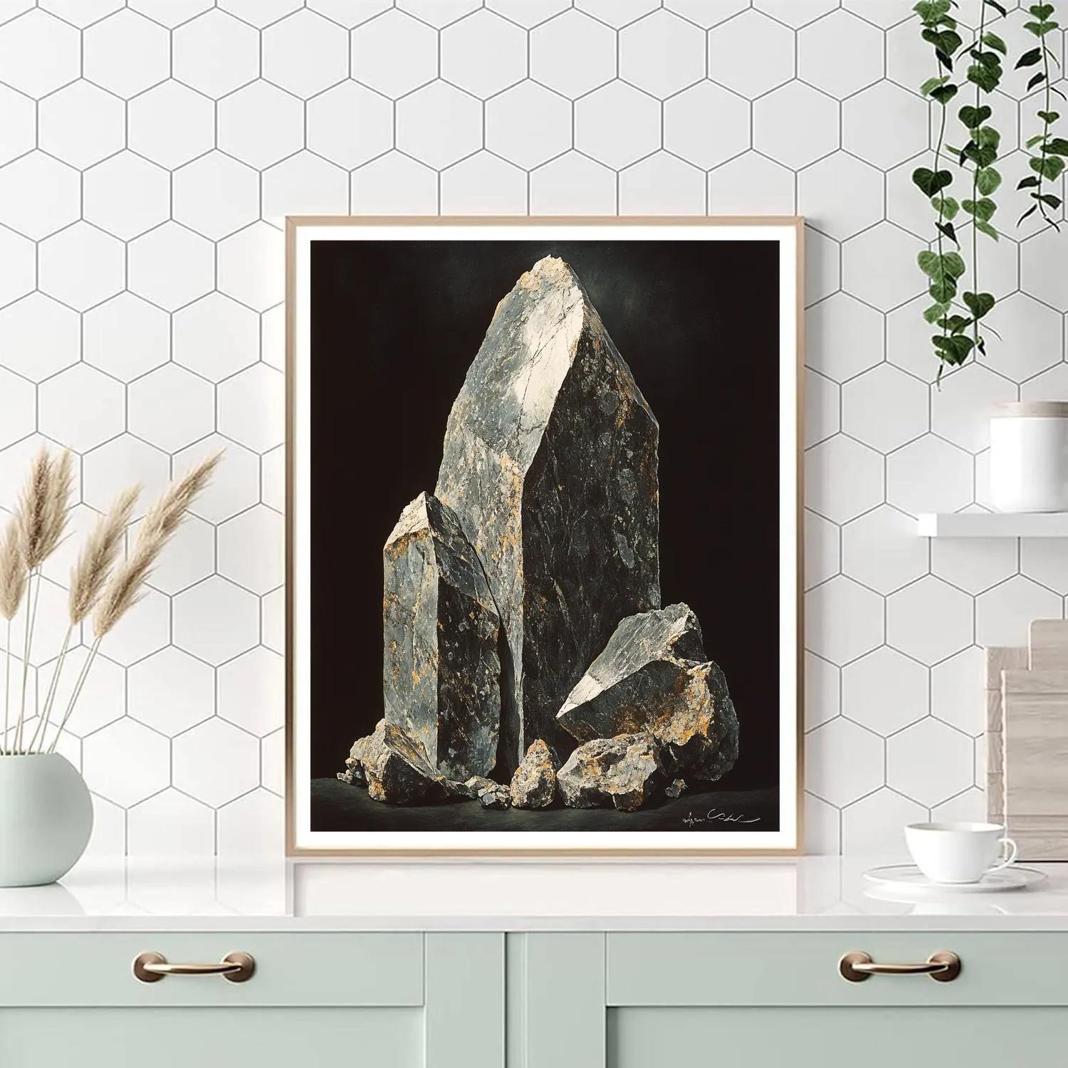 Caravaggio Inspired Thunderstorm Granite Paint by numbers kits