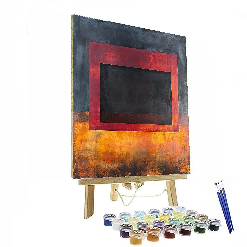 Mark Rothko Inspired Dusk Of Memory Paint by numbers art
