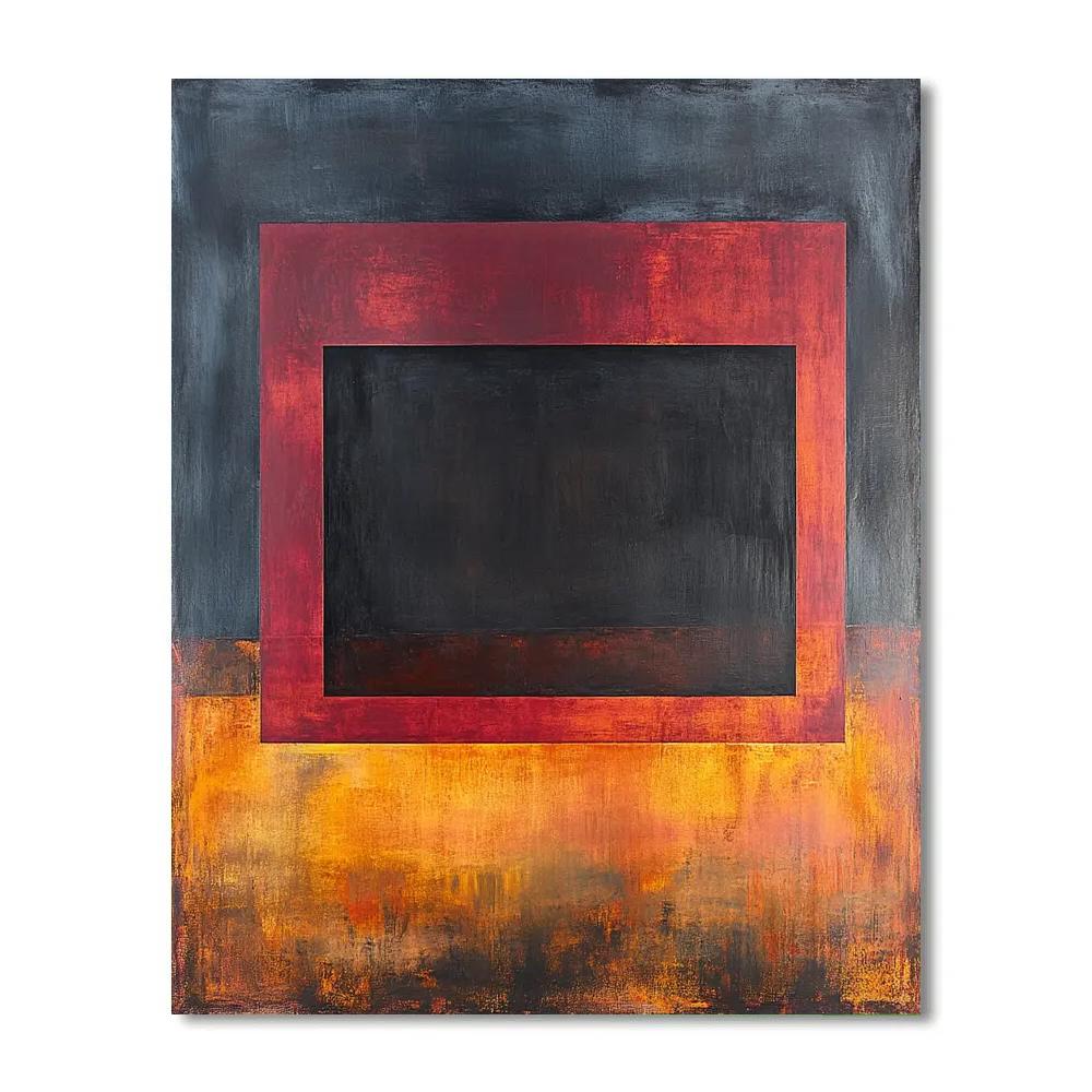 Mark Rothko Inspired Dusk Of Memory Paint by numbers art