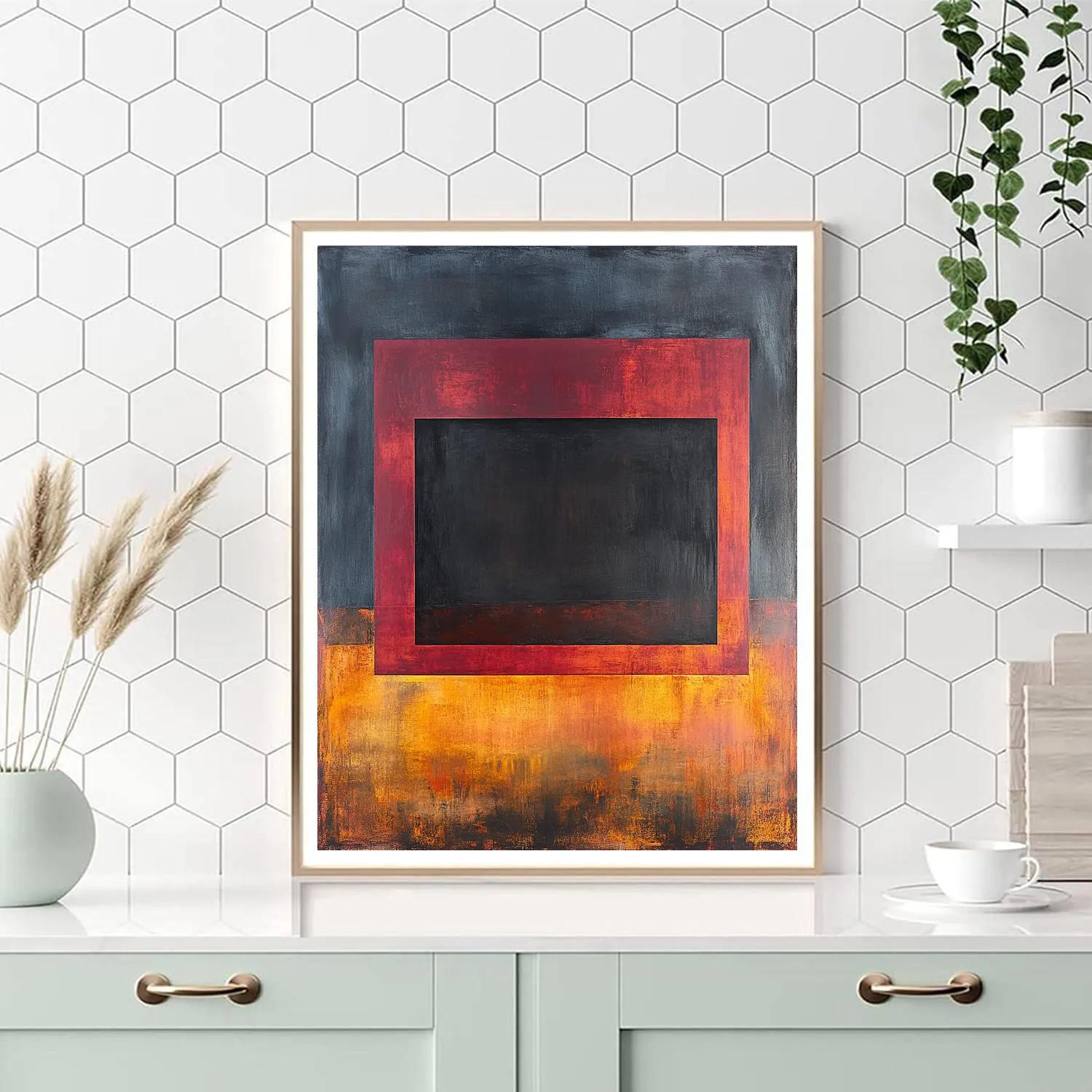 Mark Rothko Inspired Dusk Of Memory Paint by numbers art