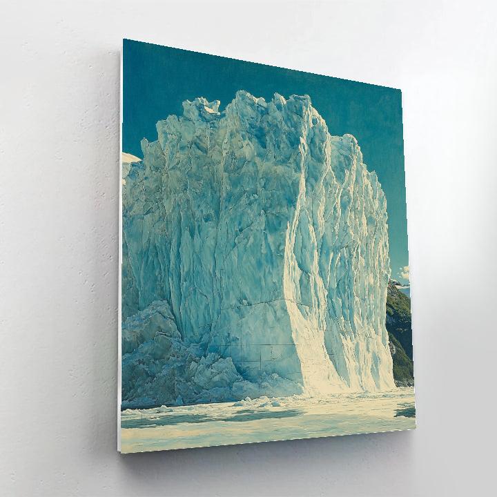 Michelangelo Inspired Celestial Glacier Number painting