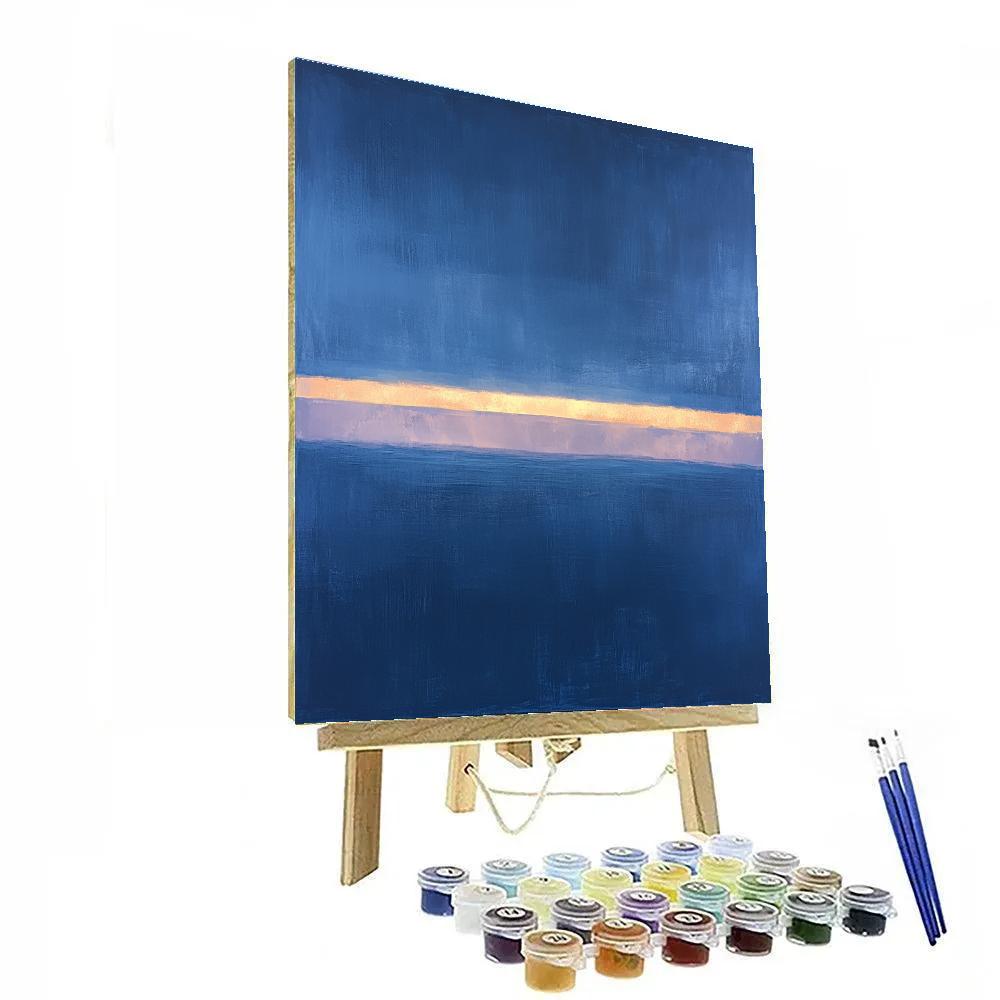Mark Rothko Inspired Cosmic Tide Number painting