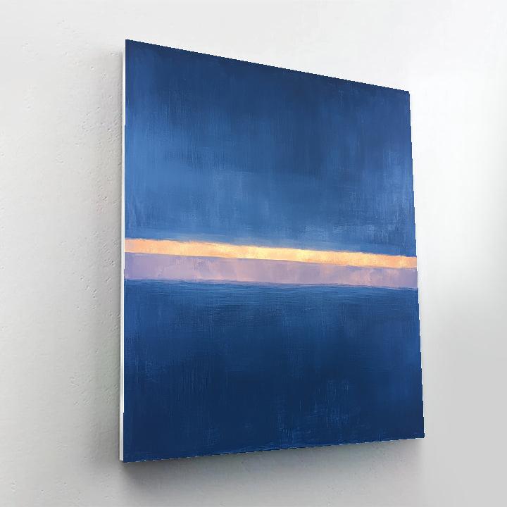 Mark Rothko Inspired Cosmic Tide Number painting