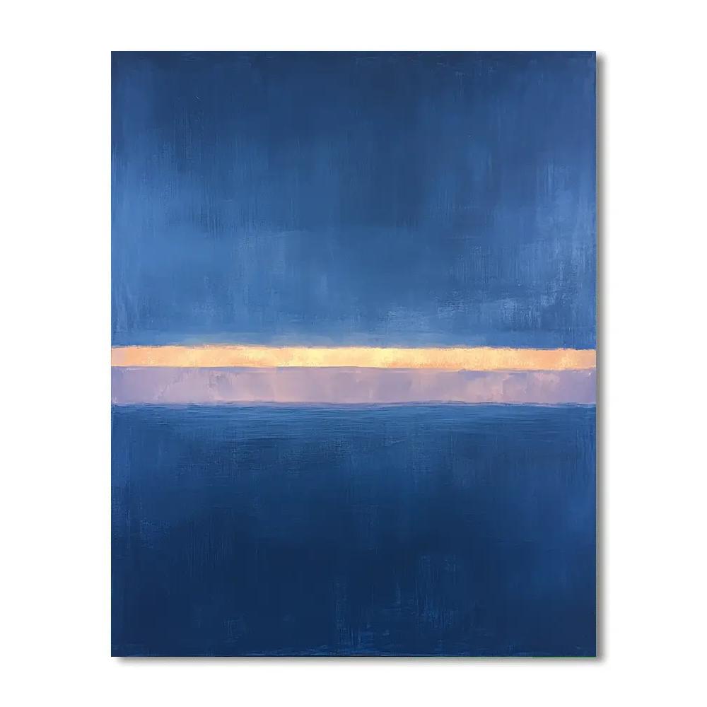 Mark Rothko Inspired Cosmic Tide Number painting