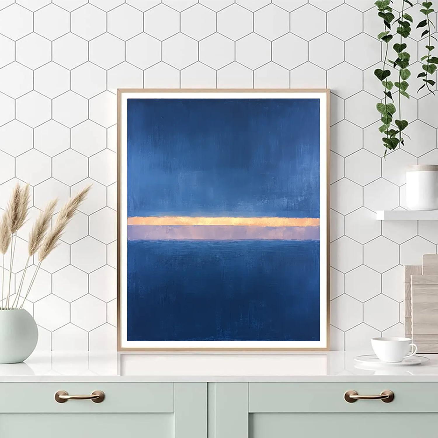 Mark Rothko Inspired Cosmic Tide Number painting