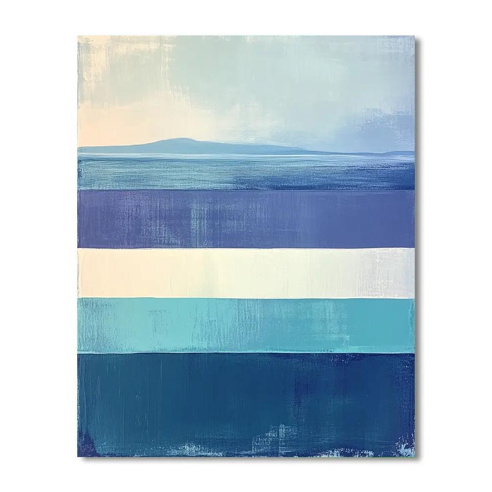 Mark Rothko Inspired Meridian Calm paint by number