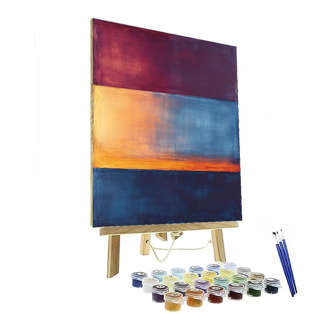 Mark Rothko Inspired Cosmic Serenity paint by color