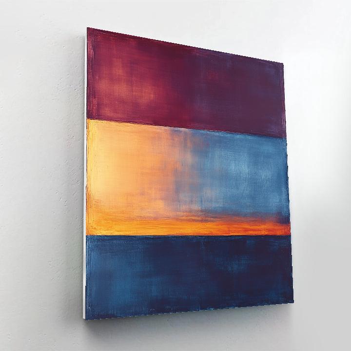 Mark Rothko Inspired Cosmic Serenity paint by color