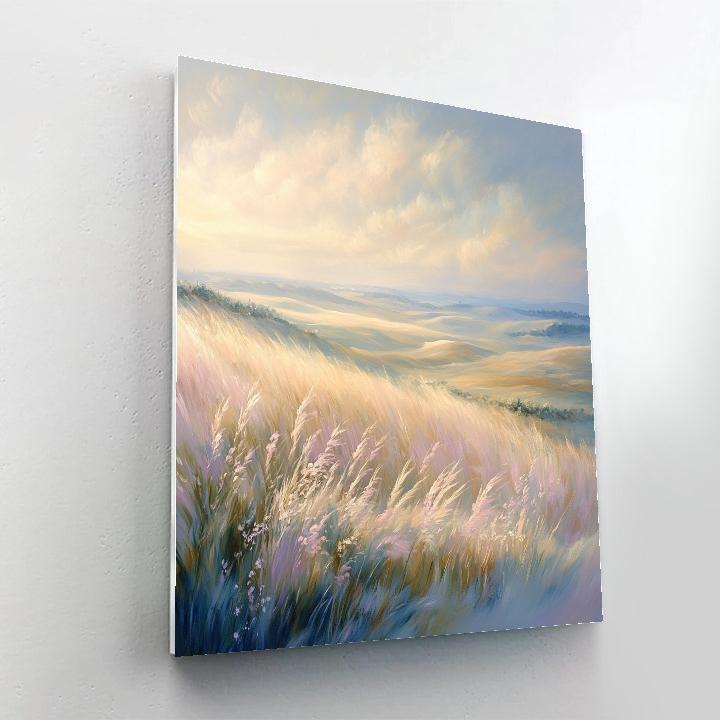 Edgar Degas Inspired Whispering Meadows Paint by numbers art