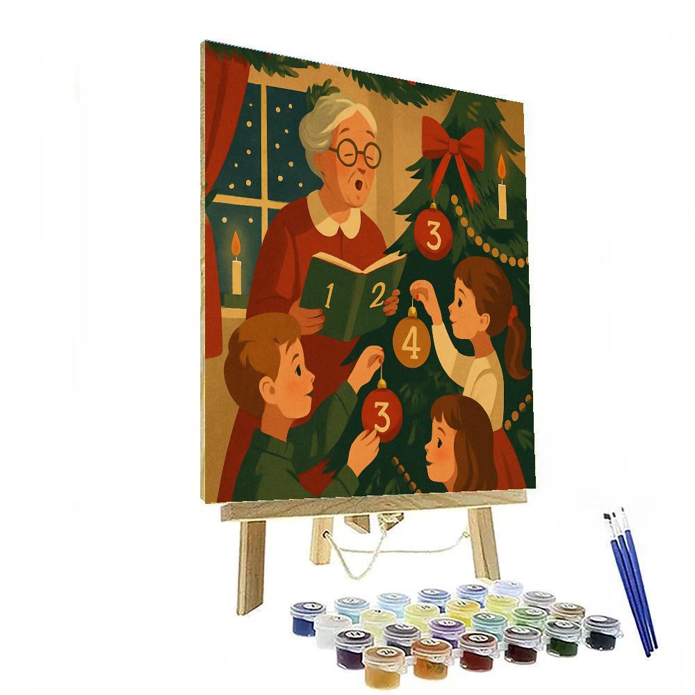 Ornaments And Old Songs Painting by numbers kit