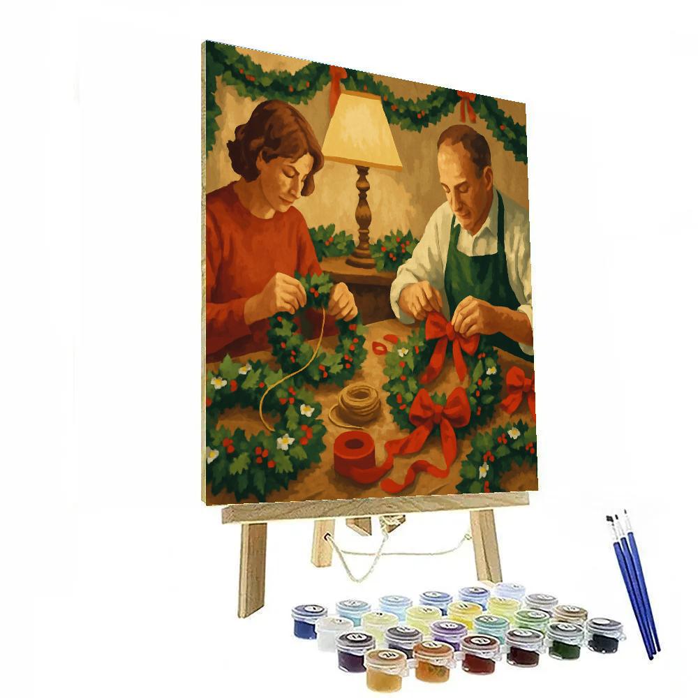 Wreathmakers Workshop paint by numbers