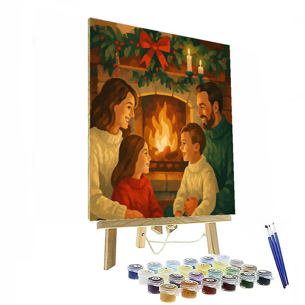 Winter Hearth Harmony Paint by numbers kits