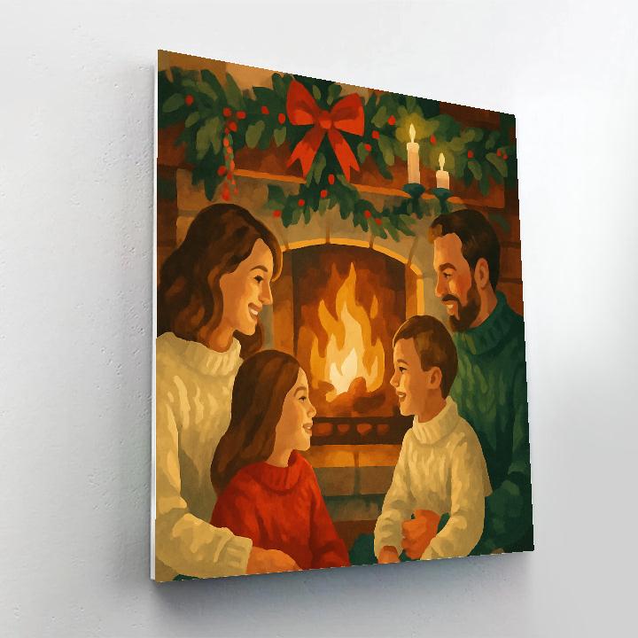 Winter Hearth Harmony Paint by numbers kits