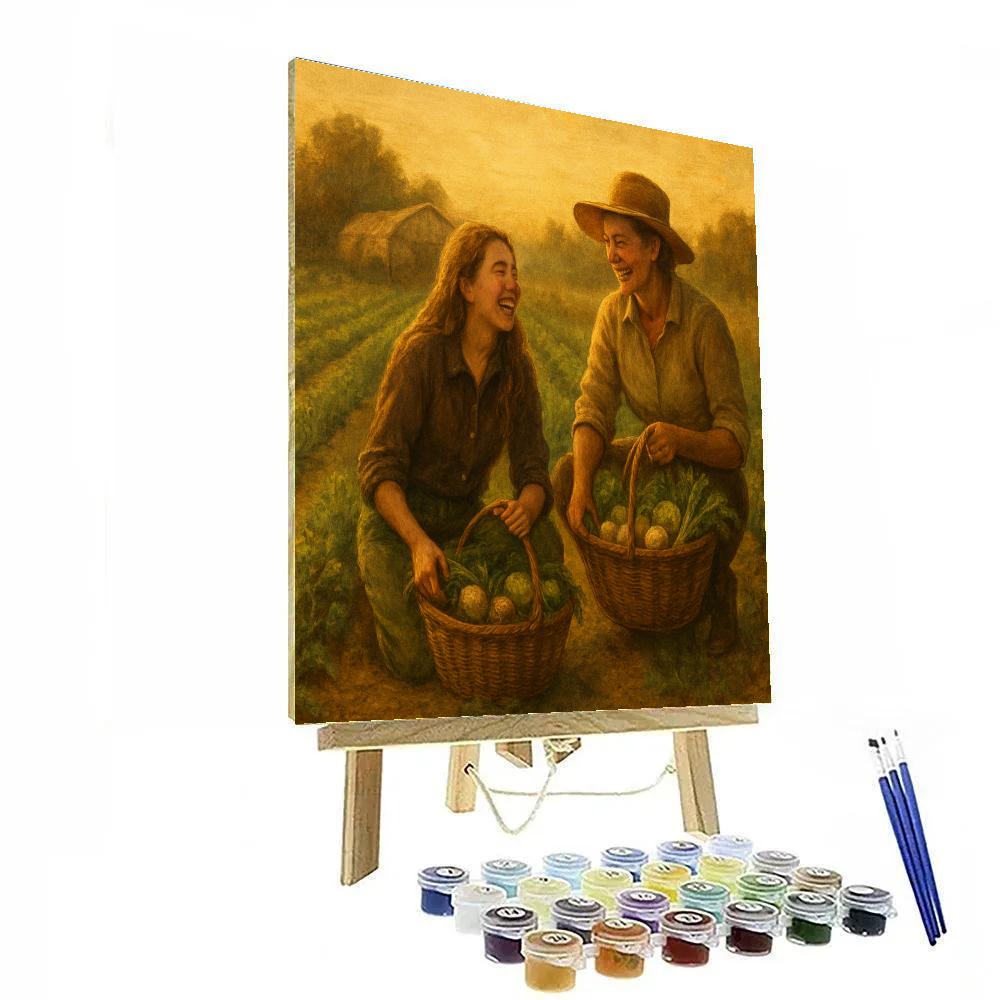 Sunrise Farmer Daughter Harvest Numbered painting kits
