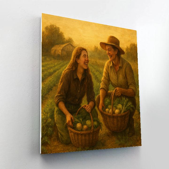Sunrise Farmer Daughter Harvest Numbered painting kits