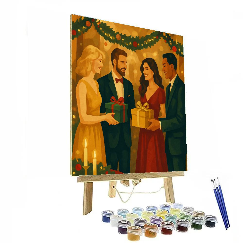 Golden Garland Gala paint by color