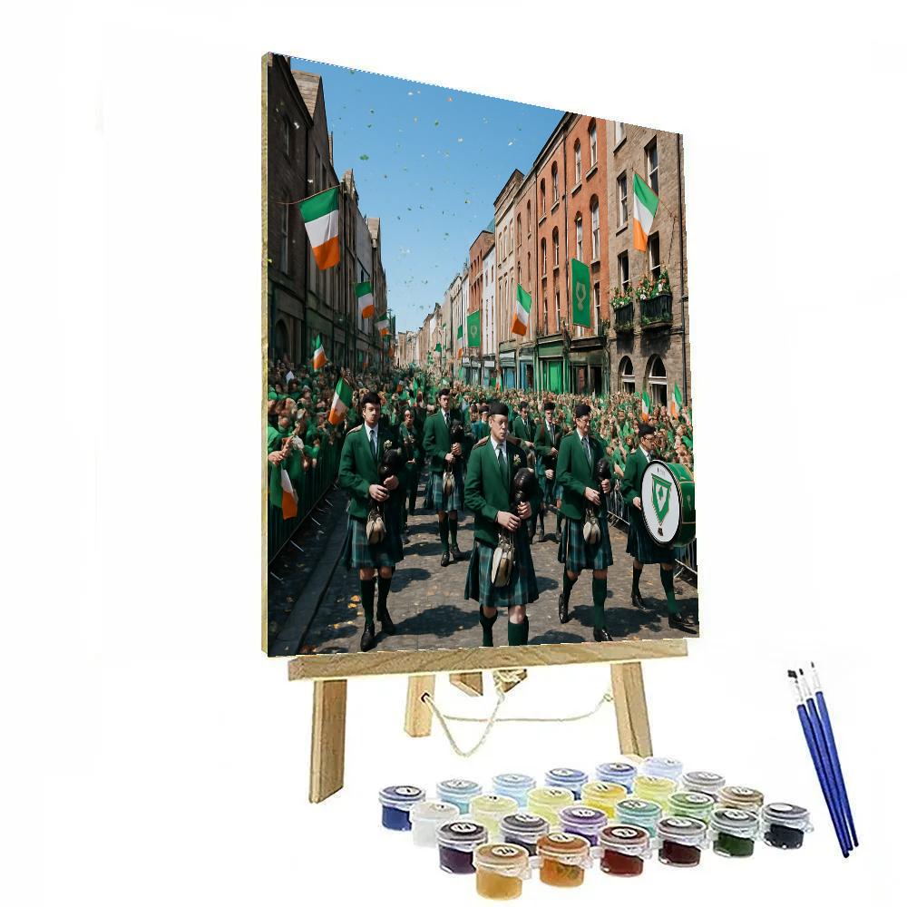 Saint Patricks Day Dublin Parade Paint by numbers kits