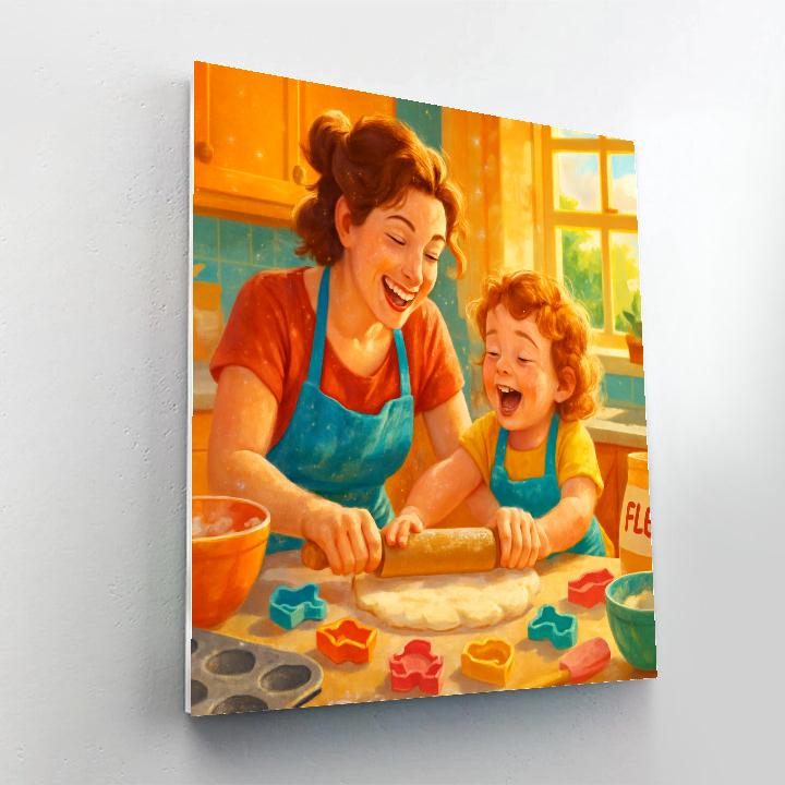 A Mothers Culinary Adventure Number painting