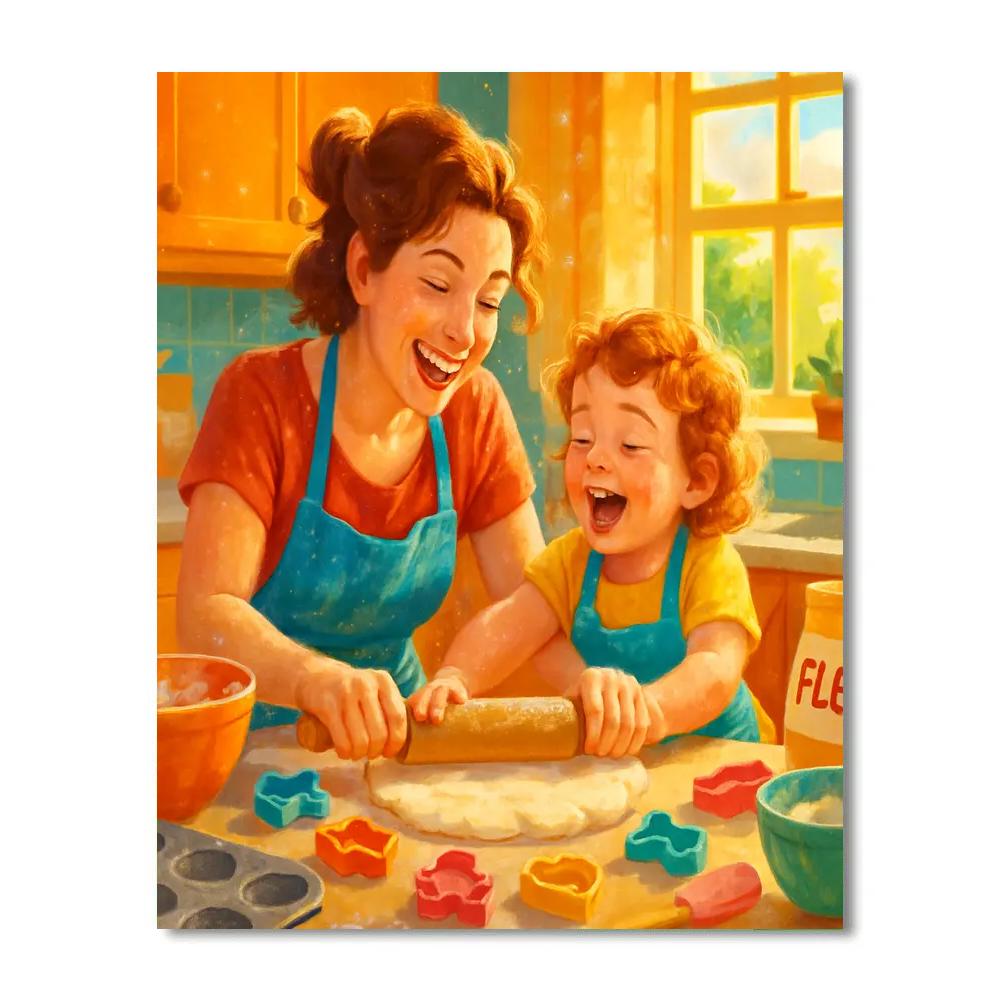 A Mothers Culinary Adventure Number painting