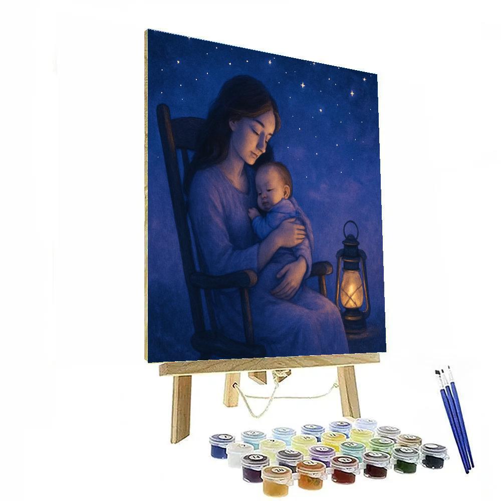Cherished Lullabies Under The Stars Paint by numbers art