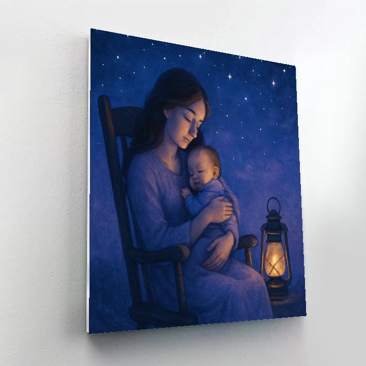 Cherished Lullabies Under The Stars Paint by numbers art