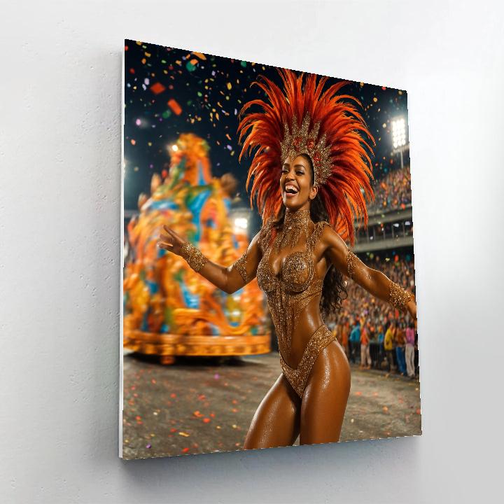 Rio Carnival Energy DIY paint by numbers