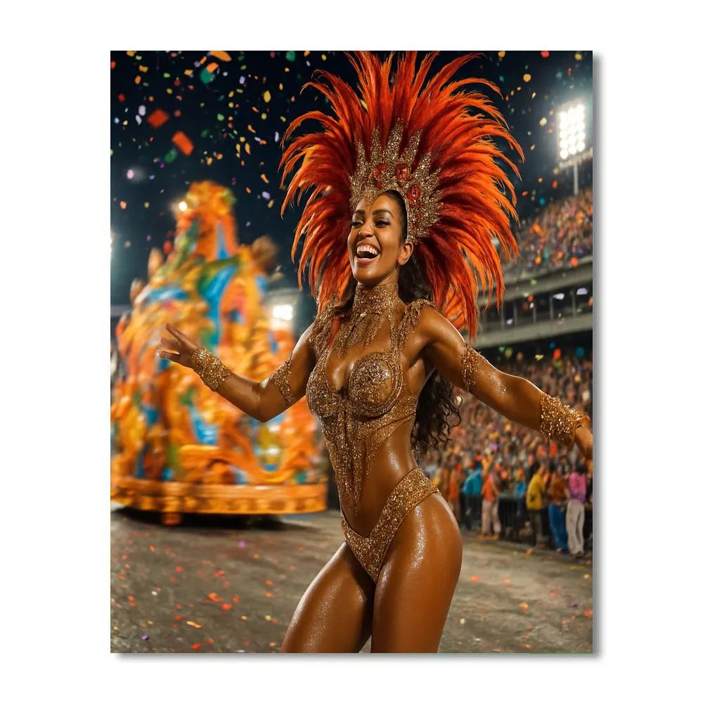 Rio Carnival Energy DIY paint by numbers