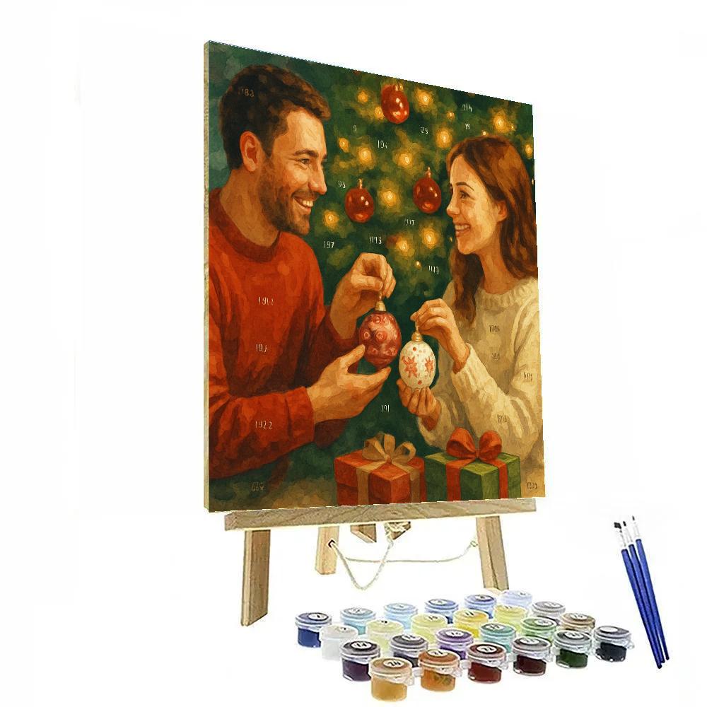 Ornament Glow Exchange Number painting