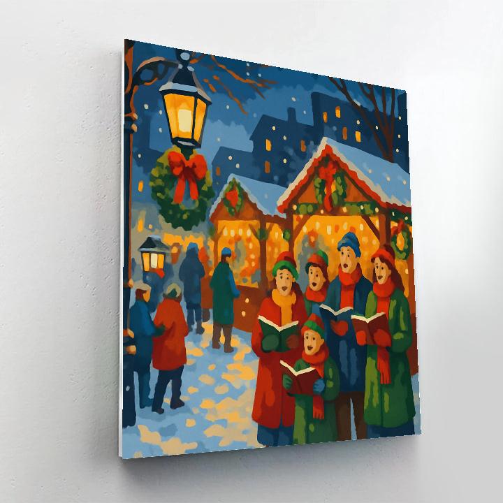 Night Market Carol paint by number