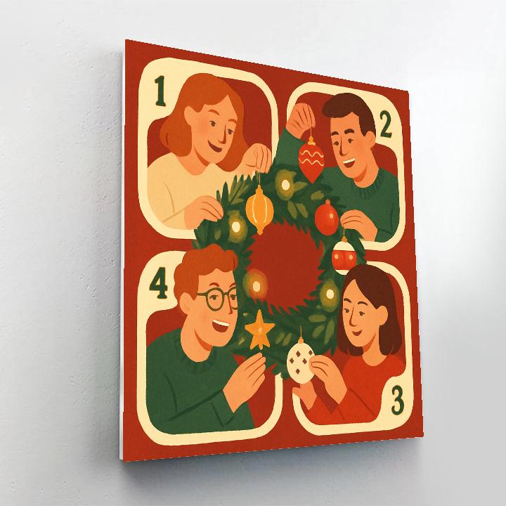 Ornament Circle paint by color