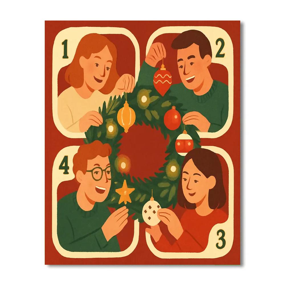 Ornament Circle paint by color