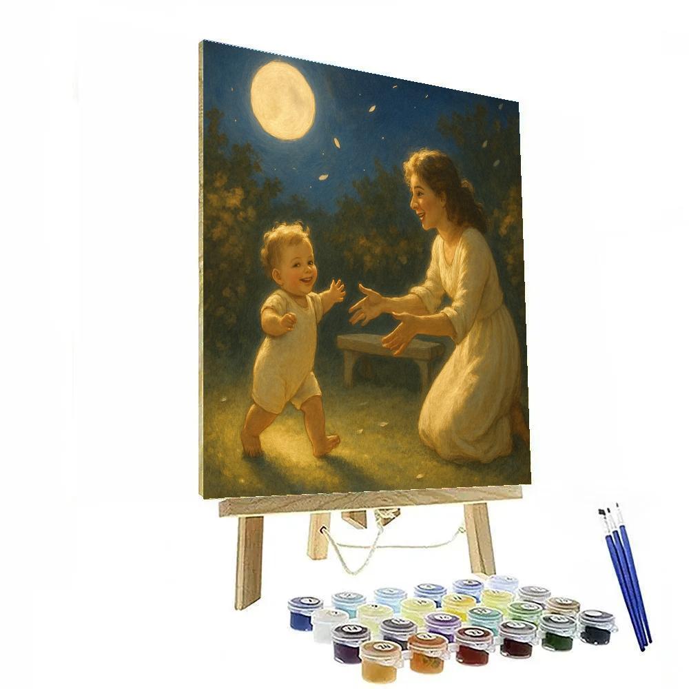 First Steps To The Moon DIY paint by numbers